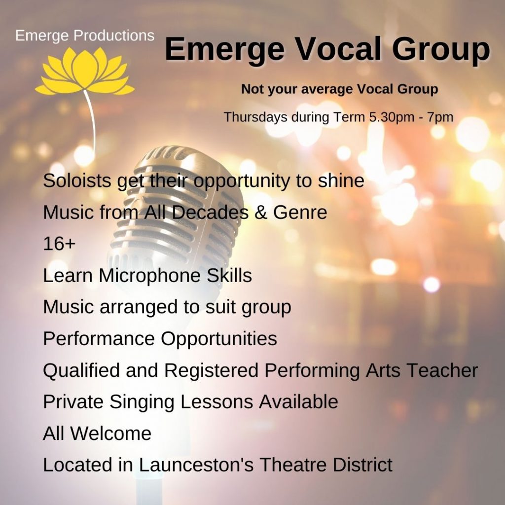 Emerge Productions Vocal Group Program