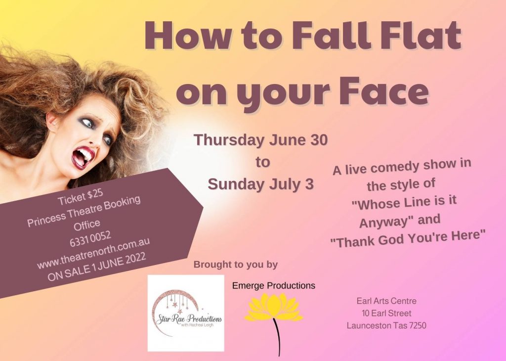 Current Shows - How to Fall Flat on Your Face - Media Release